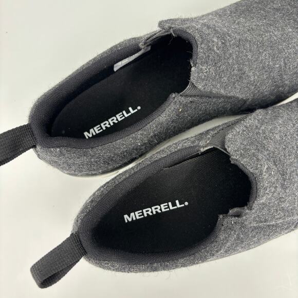 Merrell Jungle Moc Shoes Mens Size 9 Charcoal Wool Blend Slip On Sneaker Casual main image 5